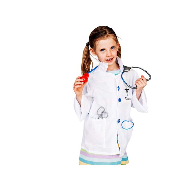 Dress Up America Doctor Role Play set - Doctor Costume For Boys And Girls, Ages 3-10