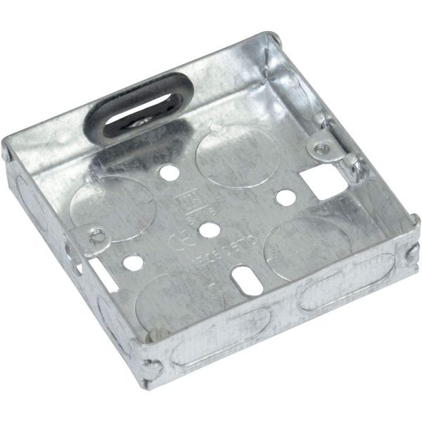 Eagle Metal One Gang Back Box 16mm