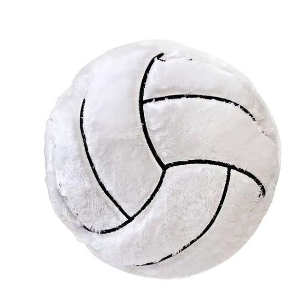 XZJMY Sports Pillow,13.8" Stuffed Sports Balls Toy,Plush Stuffed Throw Pillow Home Decorative Throw Pillows Cushion for Room Bedroom Decor Play Indoor Gift (White-Volleyball)