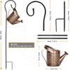 Watering can lights solar powered outdoor garden