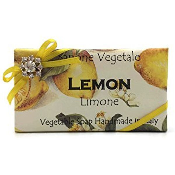 Great Gift Idea Sapone Vegetable Soap, Lemon, Limone 300g- 10.5 oz