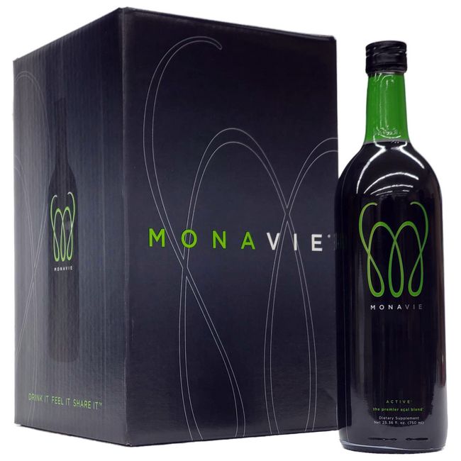 Monavie Active - 1 Case / 4 Bottles - 04/02/24 Use by Date