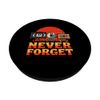 Never Forget Retro VHS Cassette Tape and CD Tech Nostalgia PopSockets Adhesive PopGrip