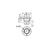 Sugatsune Industry BM-32 Face Ball Caster BM-32