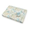 Bird and hearts gift wrapping paper | Quality sheets + tags | Zero plastic packaging (4 Sheets + 4 Tags, Blue)