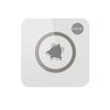Transmit Button for Calling Chimes, Wireless Chime with Cancellation Function Transmitter: A Type (White) 400D, HCM4300 Compatible