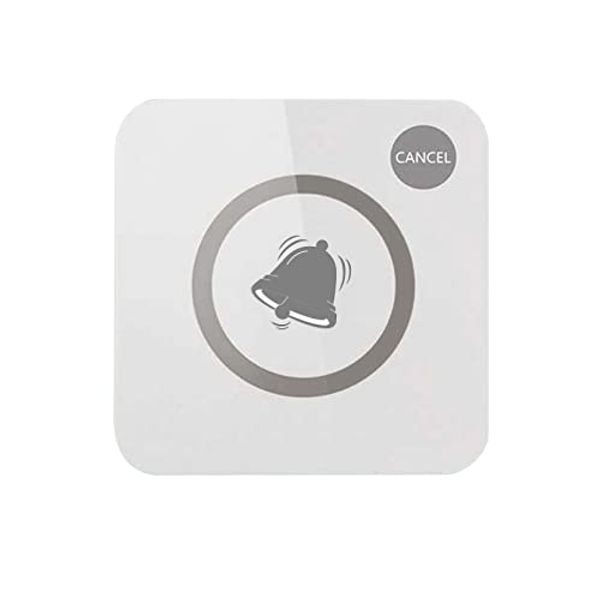 Transmit Button for Calling Chimes, Wireless Chime with Cancellation Function Transmitter: A Type (White) 400D, HCM4300 Compatible