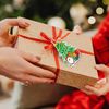 Christmas Tags 150 Pcs Set with String Colourful Xmas Set Hanging Present Craft Labels Set 22