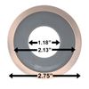 Midwest Hearth Floor Plate Ring (Bright Copper)