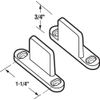 Prime-Line N 6567 Nylon, By-Pass Door Floor Guide (2 Pack)