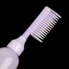 UNVOJL 2 Pack Root Comb Applicator Bottle Hair Dye Dispensing Bottle with Scale for Home Salon (Purple)
