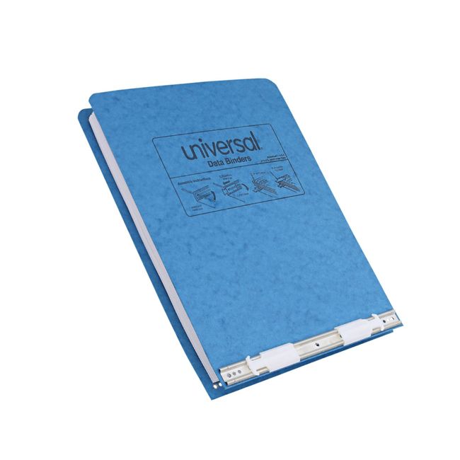 Universal Pressboard Hanging Binder, 2 Posts, 6" Capacity, 9.5 X 11, Light Blue