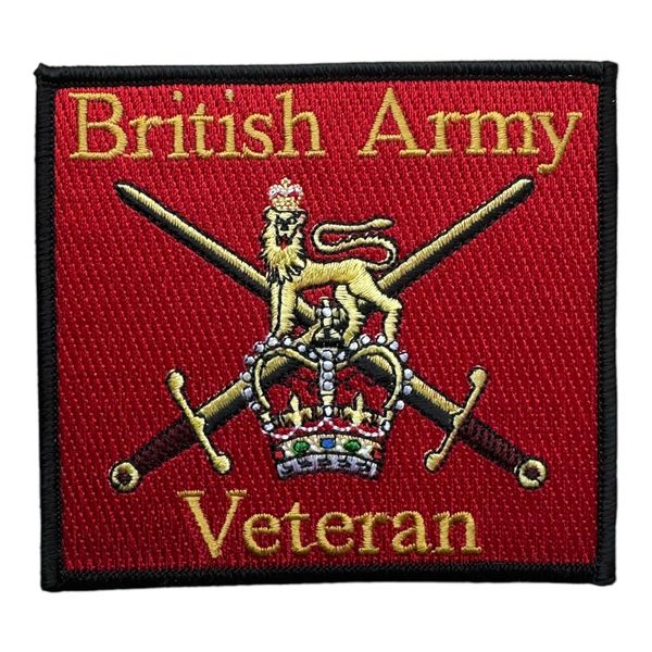 The England Store British Army Veteran Iron On Patch