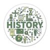 History - 12" Vinyl Sticker Waterproof Decal