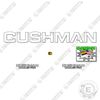 Fits Cushman Hauler PRO Decal Kit Utility Vehicle Replacement Stickers