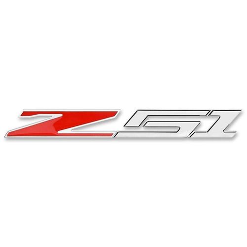 Z51 Billet Aluminum Chrome Plated Badge/Emblem Decal for C6, C7, C8 Corvette (3 inch)