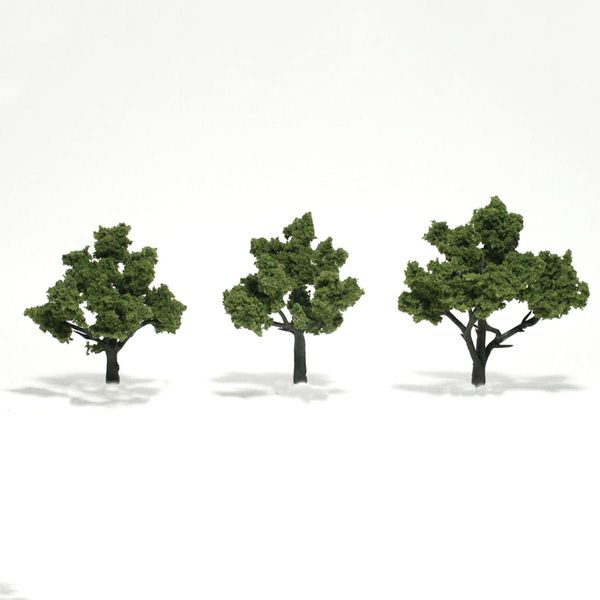 Light Green Ready Made Trees 3 - 4" Woodland Scenics