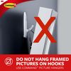COMMAND CLEAR MEDIUM HOOKS 2 PACK HOLDS 900G