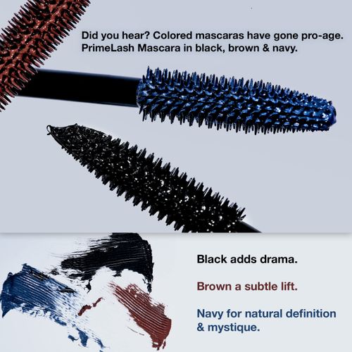 Prime Prometics PrimeLash Mascara for Women over 50 – Volumizing, Incredible Length in 2 Coats – Long-Stay, Zero Clumps, Hypoallergenic (Brown)