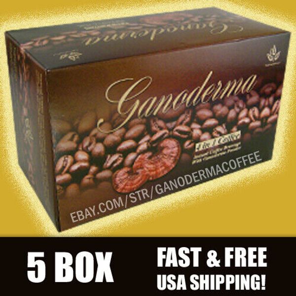 Ganoderma 4 in 1 Coffee w/ creamer - 5 box (100 ct) - Free Shipping!