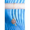 Berk Spiral pendulum with amethyst, gold-plated