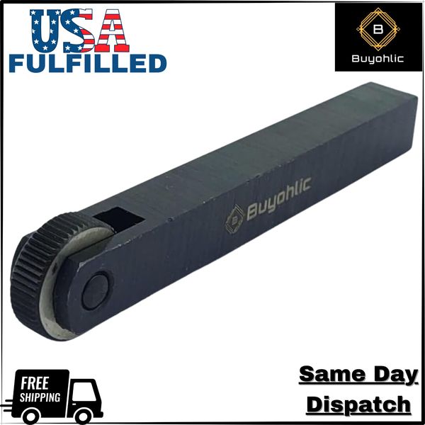 One Wheel Straight Linear Pattern Knurling Tool  3/4" x 3/4" x 5"  USA FULFILLED