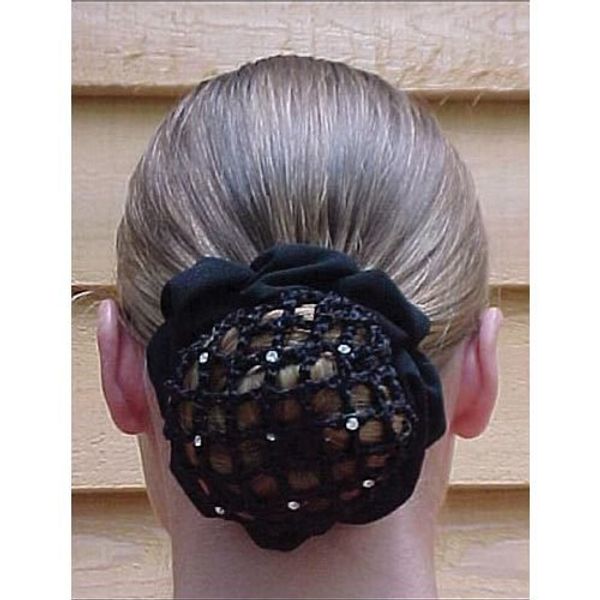Hair Net Bun Cover, Color: Navy