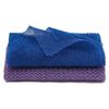 Windspeed 2Pcs African Body Exfoliating Net Long, Deep Cleaning African Net Bathing Sponge, Mesh Back Scrubber Skin Smoother for Women Men Shower/Stocking Stuffer(80x30cm) (Blue+Purple)