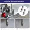 Needle Alignment Magnets, Longarm Machine Needles Magnet for Quilting Sewing Machine Help Align Needle Straight 2 Pack