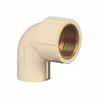 CPVC 90 ° elbow 1/2 brass insert '