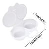 Microwave Egg Cooker, 2 Cavity Poacher with Lid, White