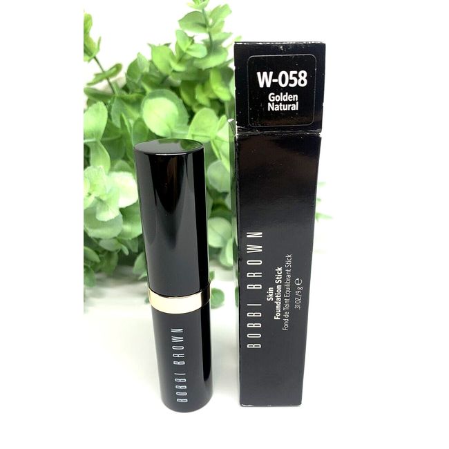 Bobbi Brown Skin Foundation Stick W-058 GOLDEN NATURAL 0.31 Oz/ 9g  (New In Box)