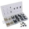 170pc U Clips & Screws Cushion Speed Clips Fastener Trim Panel Interior Car