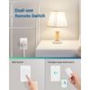 DEWENWILS Remote Control Outlet, Independent Control Wall Mounted Wireless Light