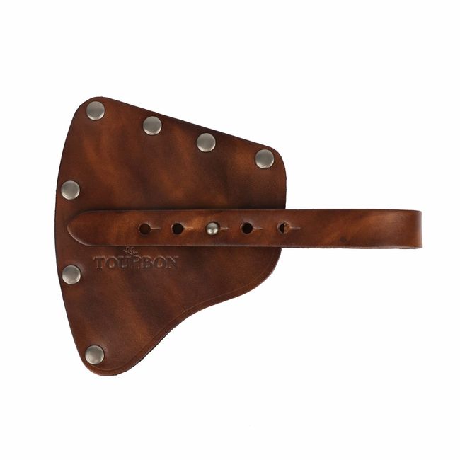 TOURBON Axe Cover Blade Cover Axe Sheath Genuine Leather Protective Case