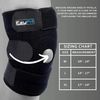 MEDIUM EzyFit Knee Brace, Adjustable Support, Anti-Slip, Flexible, Open Patella