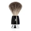 MÜHLE RYTMO Black 4-Piece Pure Badger 3-Blade Razor Modern Luxury Wet Shaving Set - Perfect for Every Day Use, Barbershop Quality Close Smooth Shave
