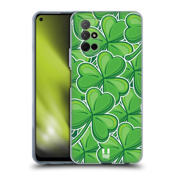 Head Case Designs Stickers Shamrock Patterns Soft Gel Case Compatible With Honor 30S 5G