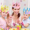 VEYLIN Easter Crown Kits, Easter Crafts Kit Easter Bonnet Kit for Kids DIY with Easter Eggs, Bunny Chick Easter Crafts for Kids