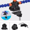 Flexible Helping Hands Tool 3 Adjustable Arms with Alligator Clips & Clamp Base Third Hand Station for Electronics, Hobby & DIY Projects