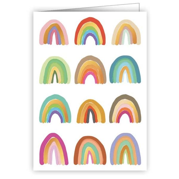 Quire Collections Mini Card Mini Rainbows, 70x89mm