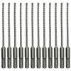 12Pcs 3/16"x 8" SDS Plus Drill Bit Carbide Tip Drill Bit for Masonry Stone Rock
