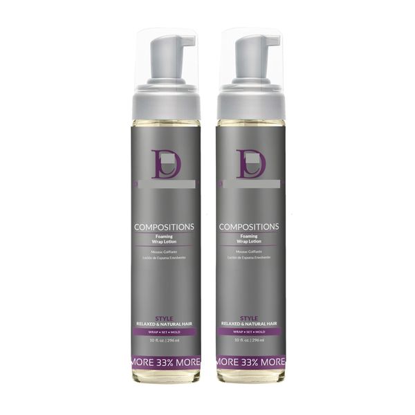 DES Design Essential Compositions Foaming Wrap Lotion 10oz (2pack)