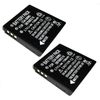 2x Battery For CGA-S008 E Panasonic Lumix DMC-FX33 DMC-FX35 DMC-FX36 DMC-FX37