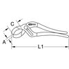 KS Tools 100mm 4 Position Siphon Plier