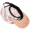 Blackskies 5-Panel Cap mit floralen Muster Unisex Baseball Mütze, Sakura, Einheitsgröße