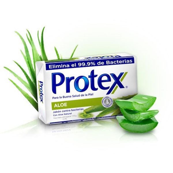 Protex Antibacterial Soap - Jabon Contra Bacterias (Aloe)