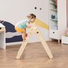 Kids Triangle Climber Foldable Climbing Triangle Ladder for Toddler Playful Gym