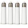 E26 Socket Extender, Standard Medium Base, 4.72 inch Extension white.