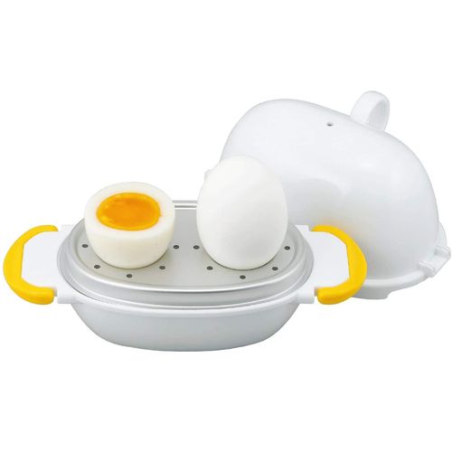 Akebono Sangyo Easy Microwave 2 Hard Boiled Egg Cooker RE - 277